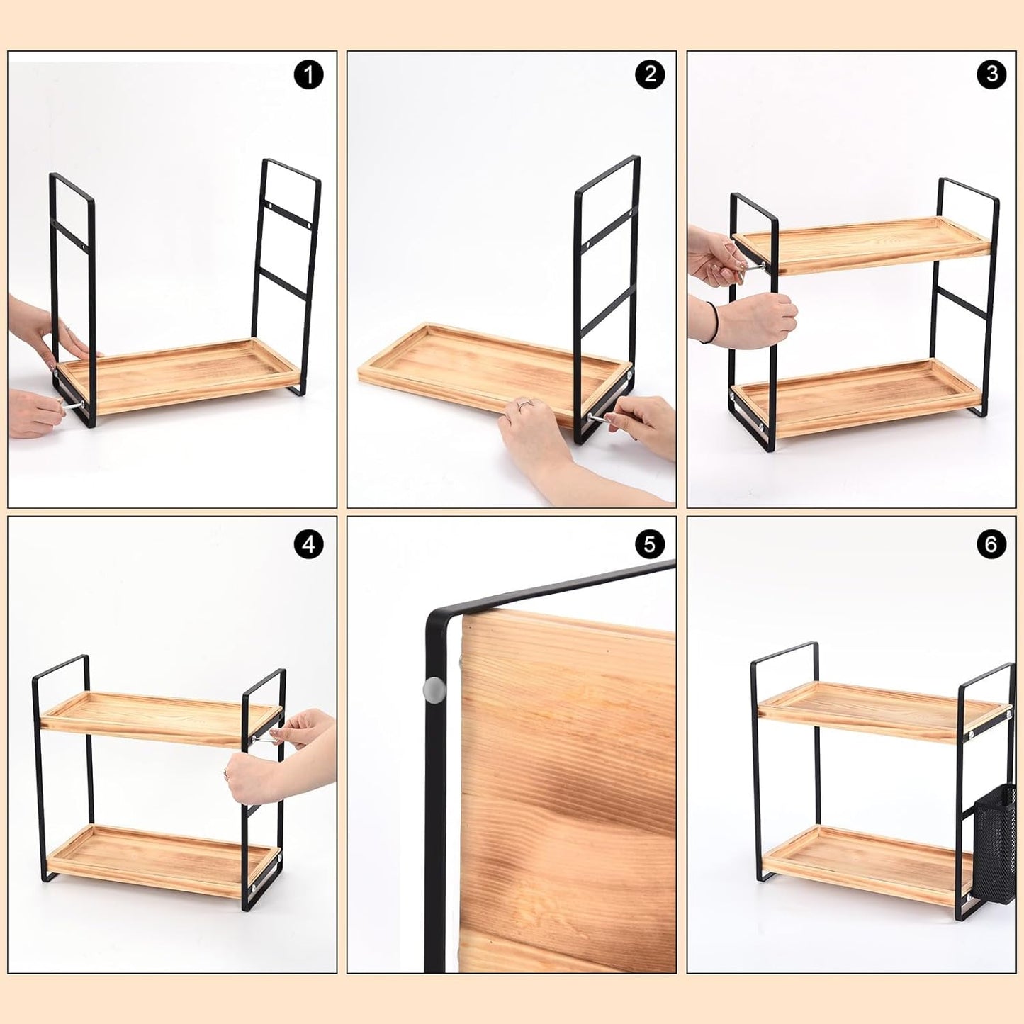 Compact Bathroom Organizer – Storage for Vanity, Kitchen & Skincare Essentials
