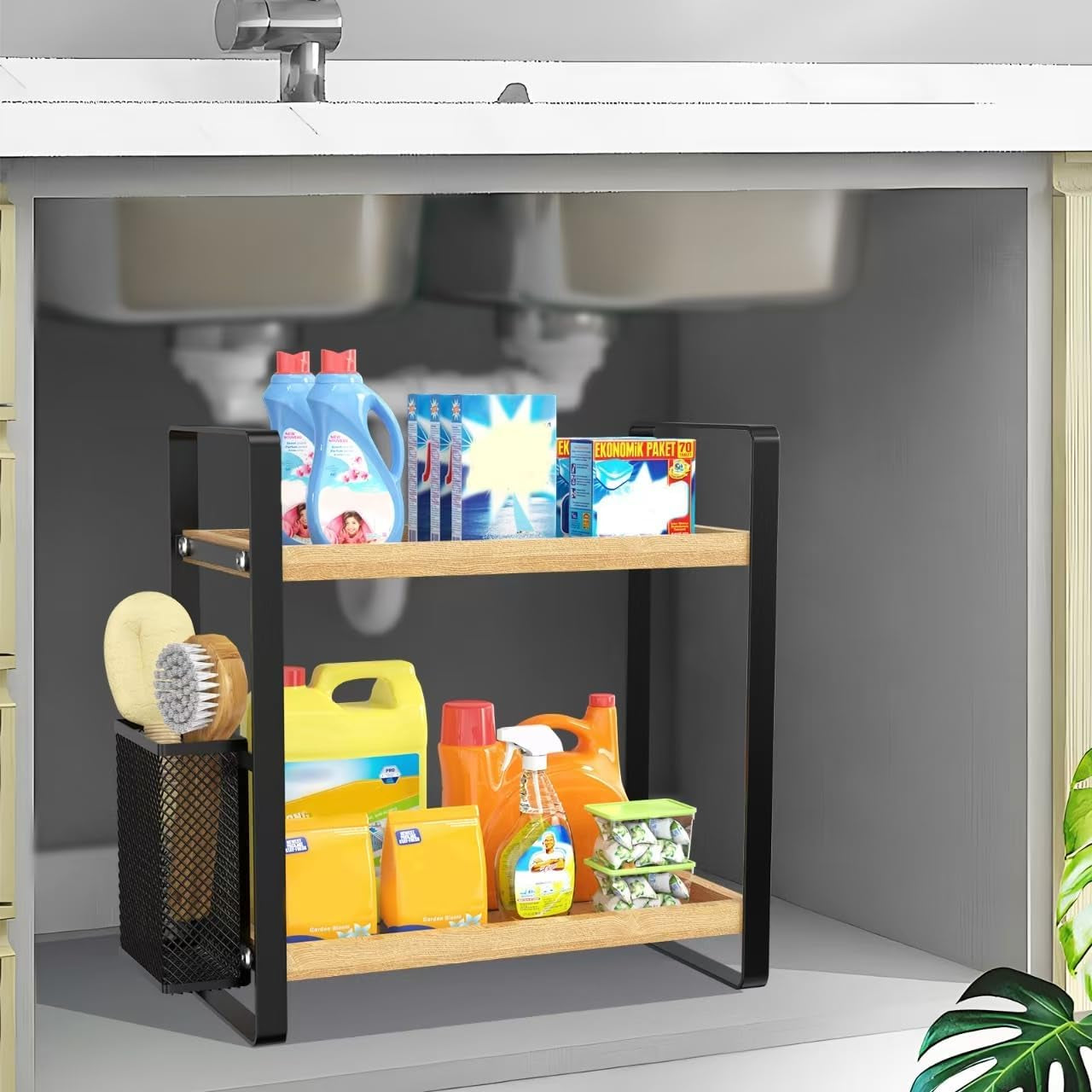 Compact Bathroom Organizer – Storage for Vanity, Kitchen & Skincare Essentials