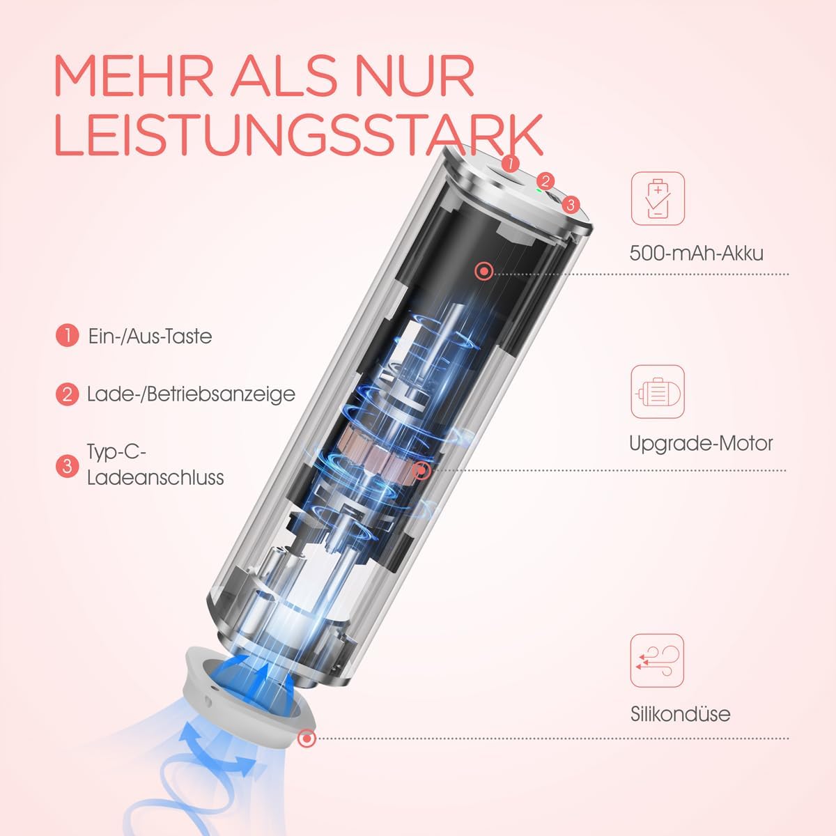 VOYOR Portable Handheld Vacuum Sealer – Rechargeable, Wireless & Automatic, Includes 5 Bags