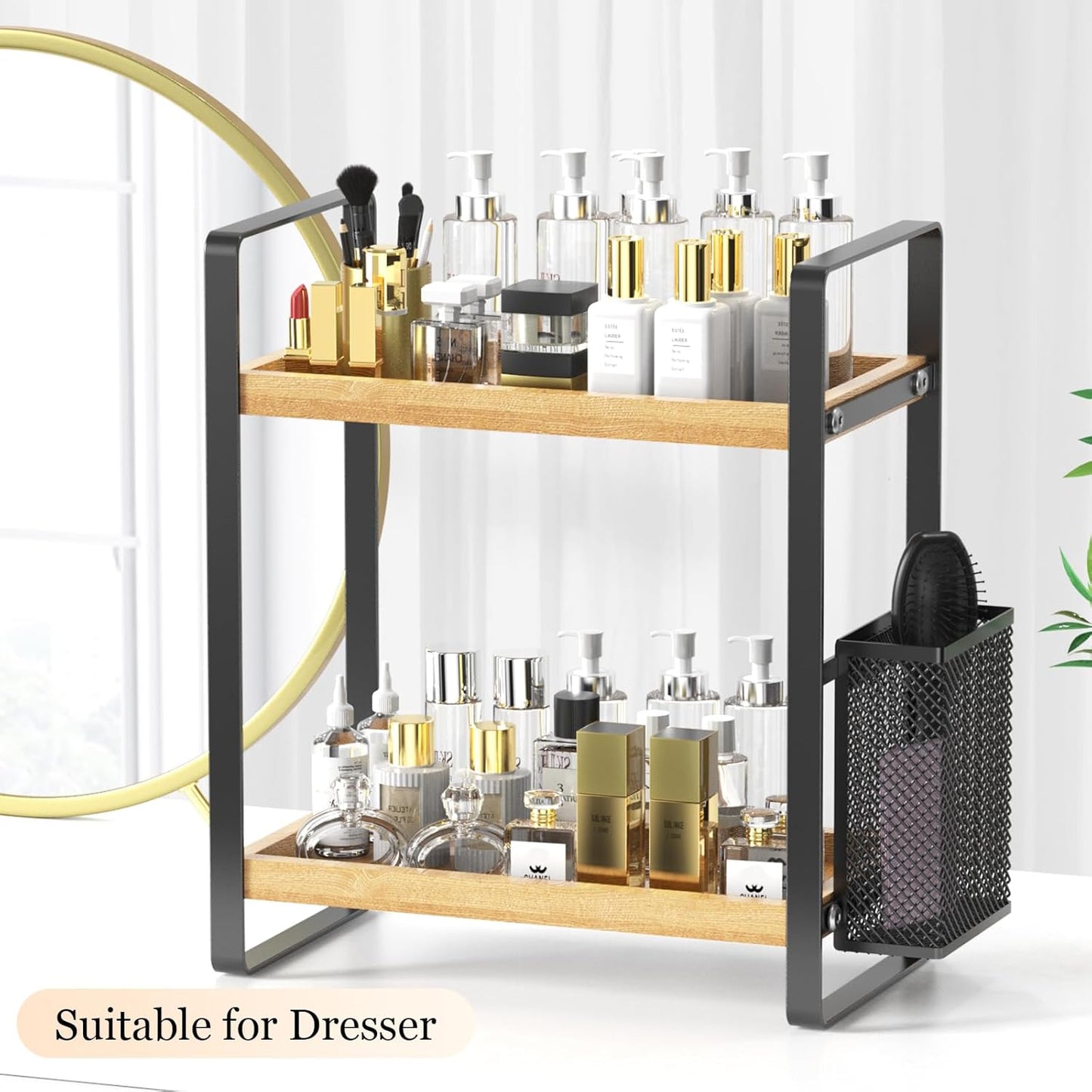 Compact Bathroom Organizer – Storage for Vanity, Kitchen & Skincare Essentials
