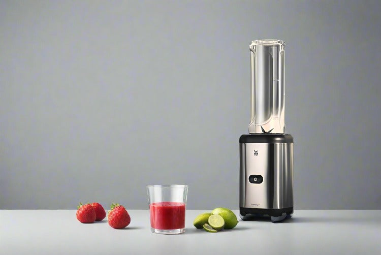 WMF Mix & Go Mini Smoothie Maker – Kompakter Standmixer mit 300 Watt und Tritan-Kunststoffflasche