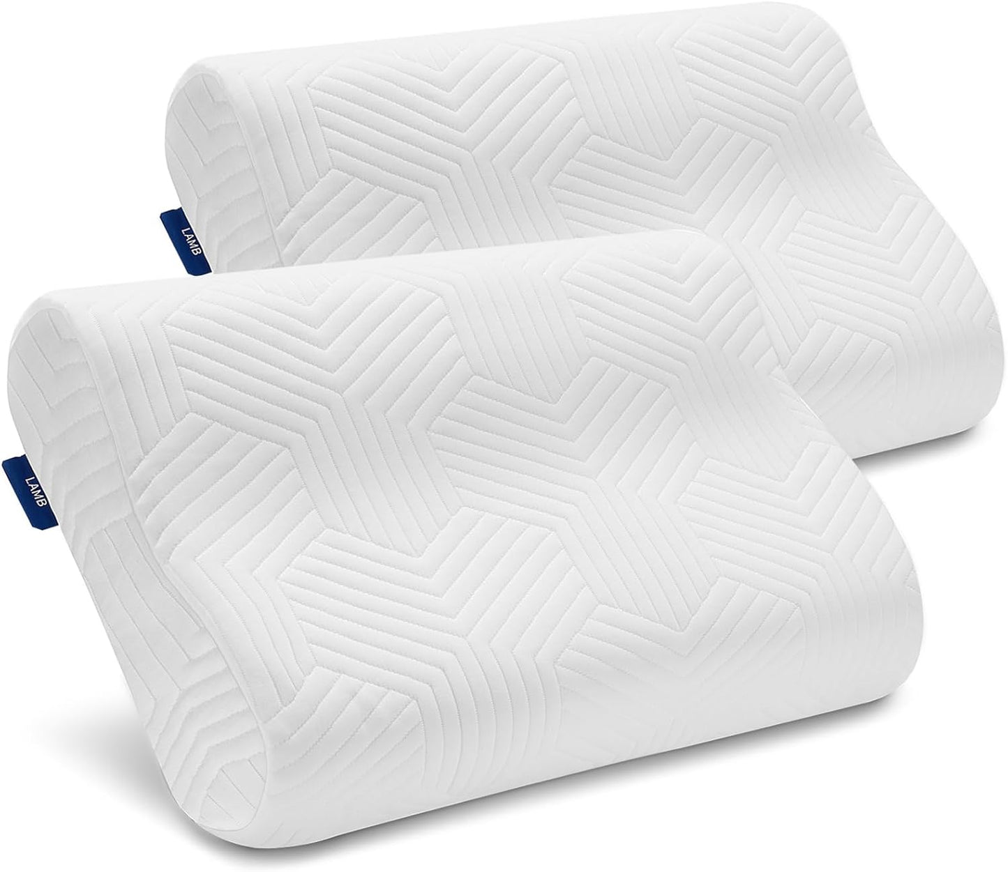 LAMB – Adjustable Memory Foam Pillow | Ergonomic Neck Support | Washable Cover | Allergy-Friendly | For Back & Side Sleepers