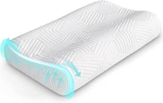 LAMB – Adjustable Memory Foam Pillow | Ergonomic Neck Support | Washable Cover | Allergy-Friendly | For Back & Side Sleepers