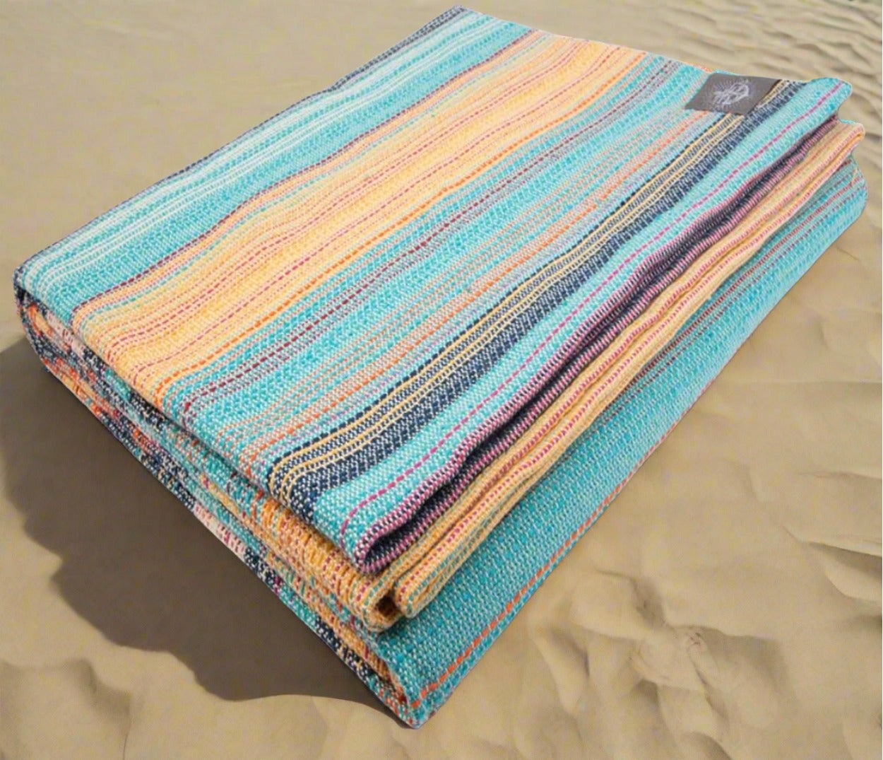 Craft Story Decke Yara - Tagesdecke aus 100% Baumwolle - Sofadecke, Wohndecke & Baumwolldecke - Orange Uni, ca. 170 x 220 cm